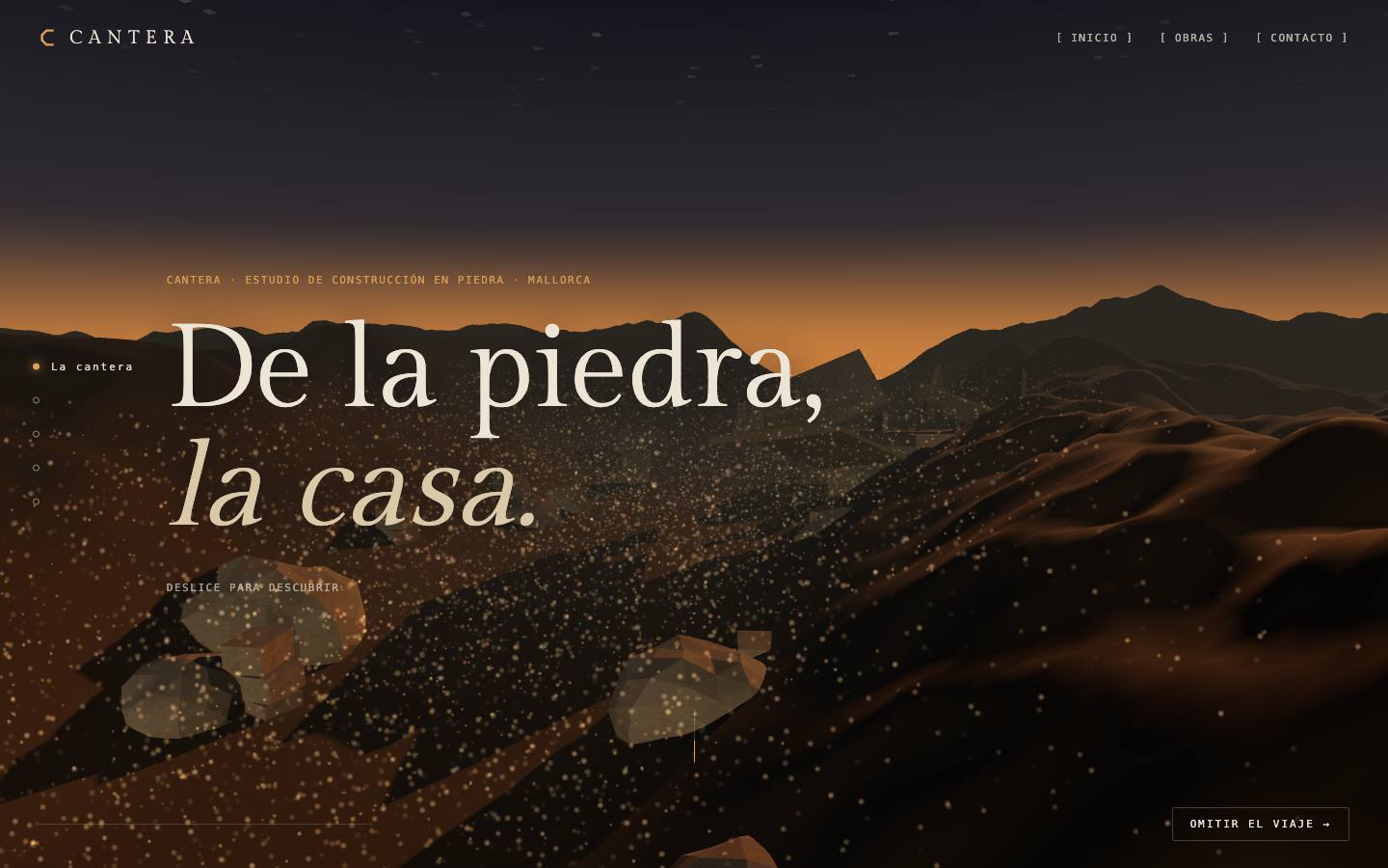 Cantera — AUFNAHME 01